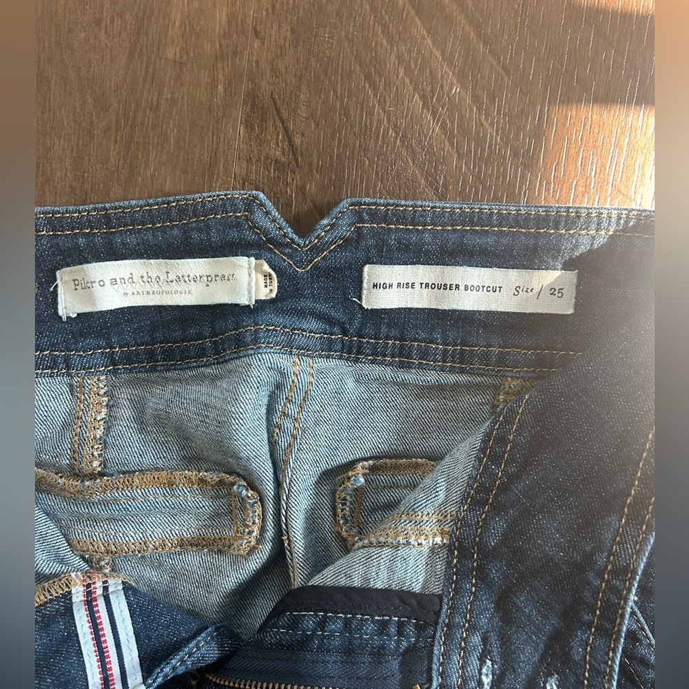 Pilcro and the letterpress highrise trouser bootcut